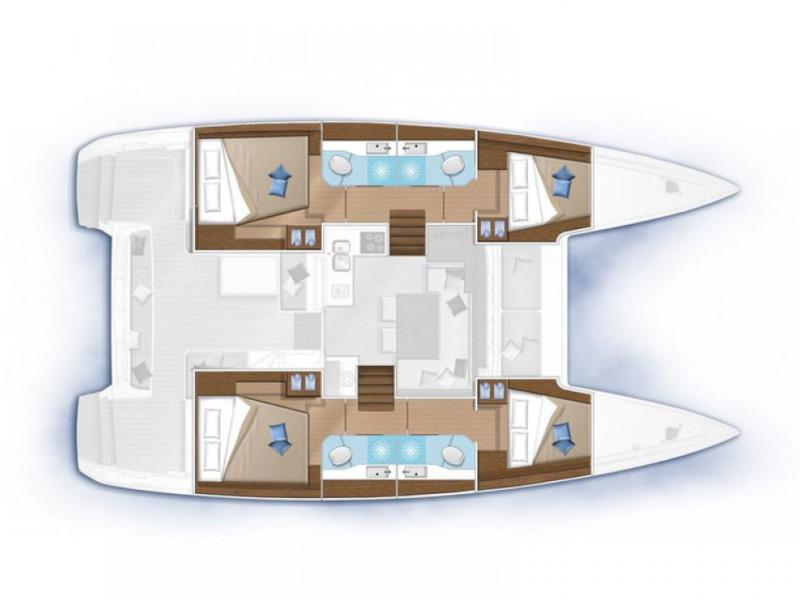 Book yachts online - catamaran - Lagoon 40 - GOA 9 - rent