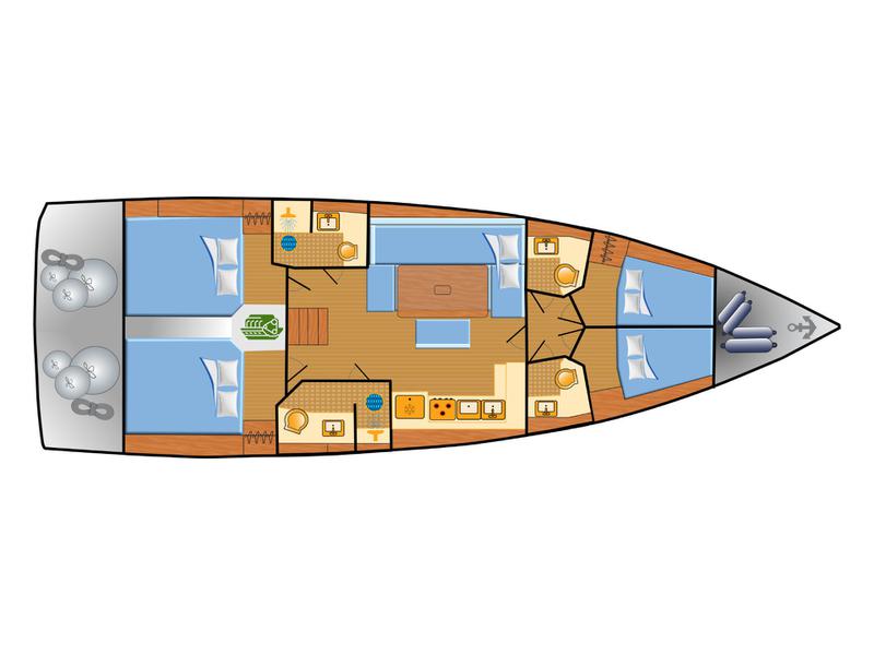 Book yachts online - sailboat - Dufour 470 - Asterix - rent