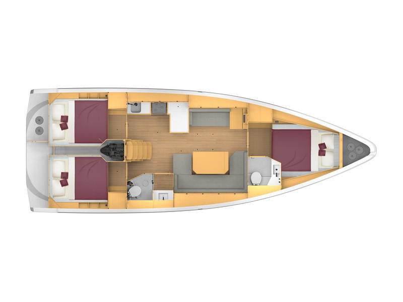 Book yachts online - sailboat - Bavaria C42 - Nirvana - rent