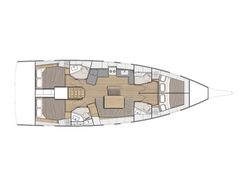 Book yachts online - sailboat - Oceanis 46.1 - Ethereal -Watermaker 12V (4 Cabins 4 Heads ) - rent