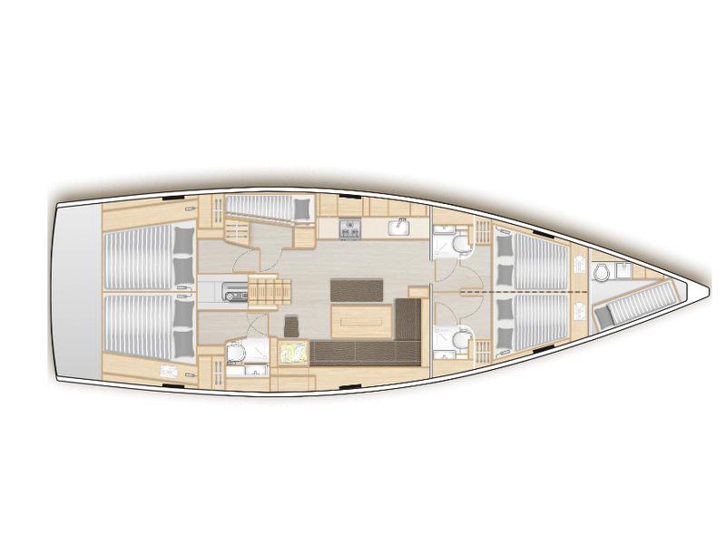 Book yachts online - sailboat - Hanse 508 - MEDUSA II - rent