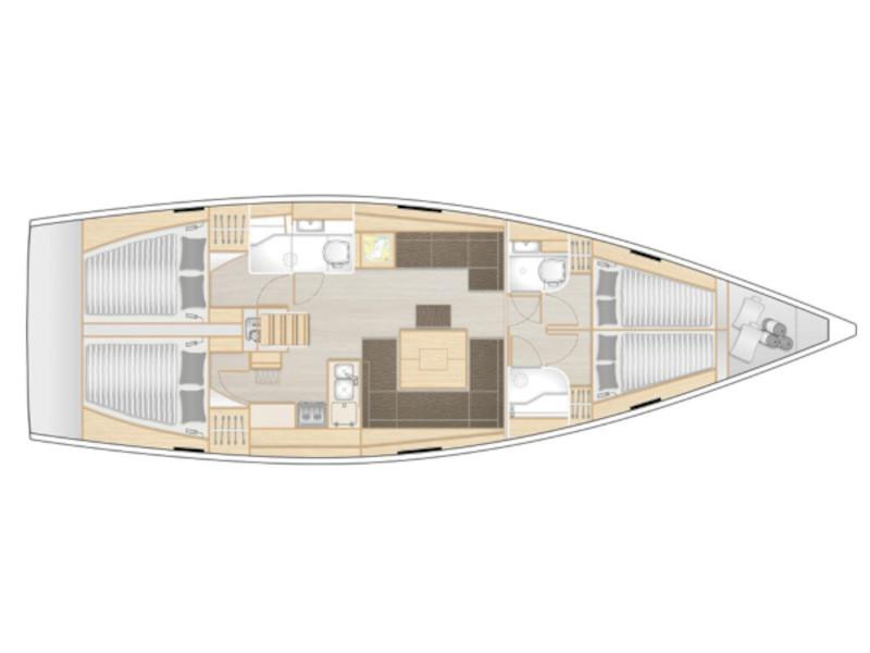 Book yachts online - sailboat - Hanse 458 - Delta - rent