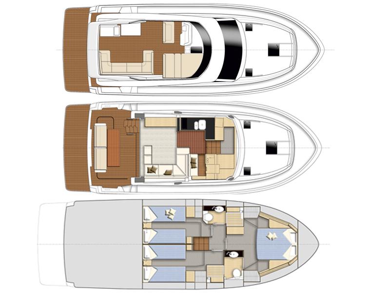 Book yachts online - motorboat - Bavaria Virtess 420 Fly - Mia Sophie - rent
