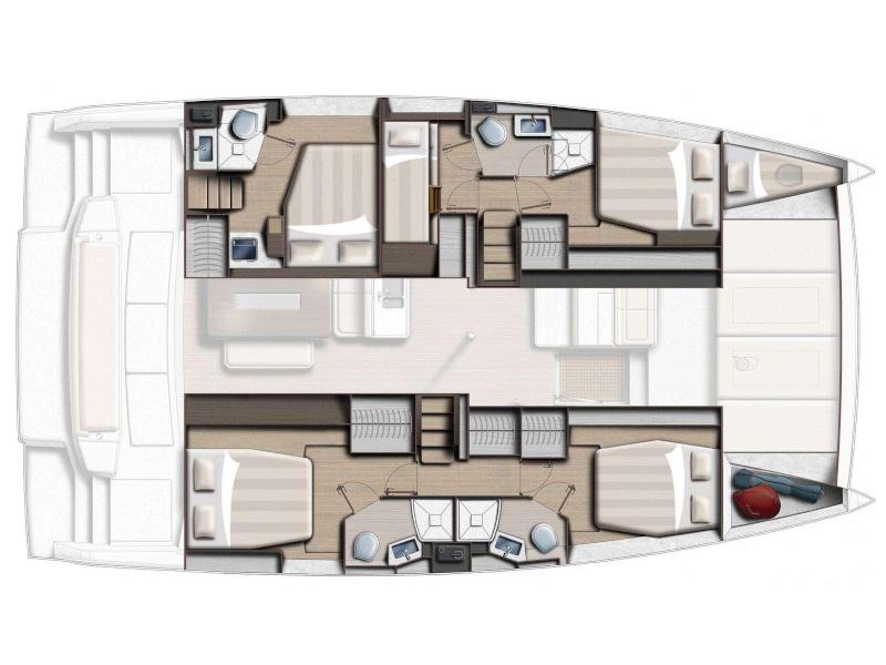 Book yachts online - catamaran - Bali 4.6 - KOS 46.CAT4 - rent