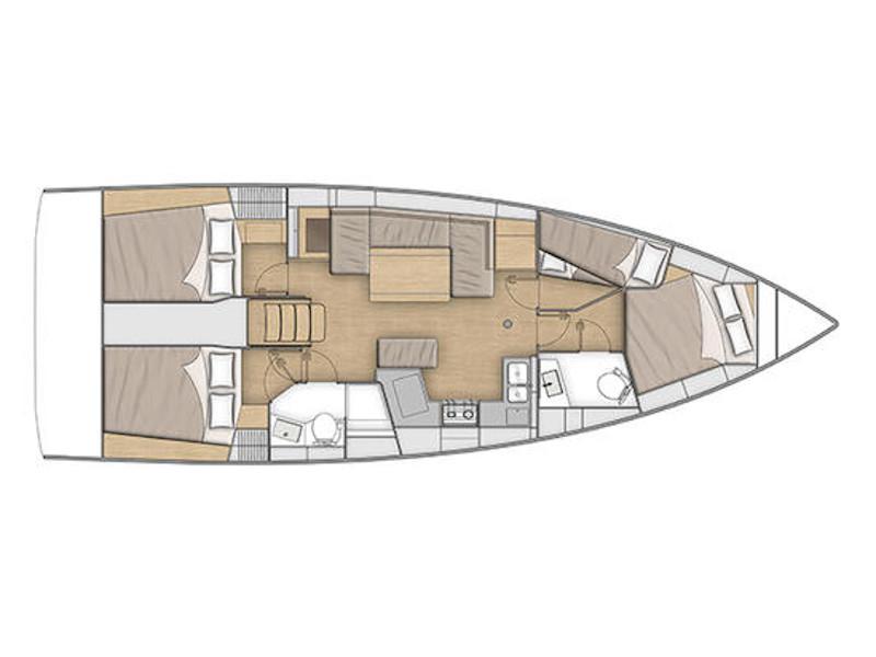 Book yachts online - sailboat - Oceanis 40.1 - KOS 40.1 - rent