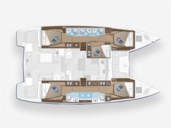 Book yachts online - catamaran - Lagoon 50 - Lagoon 50 PAL - rent