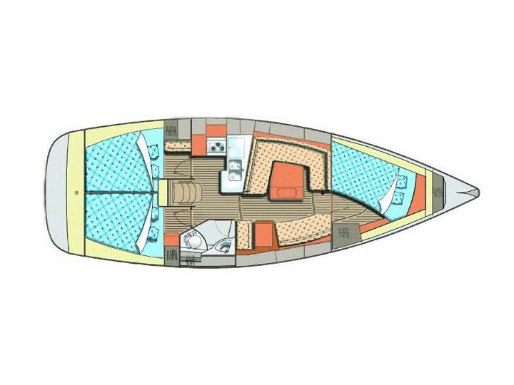Book yachts online - sailboat - Elan 384 Impression - Sinje Sanje - rent