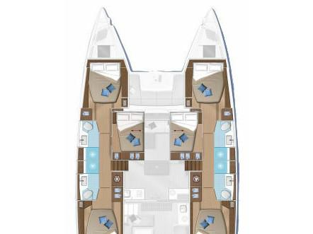 Book yachts online - catamaran - Lagoon 50 A/C &amp; GEN &amp; WM - JUPITER - rent