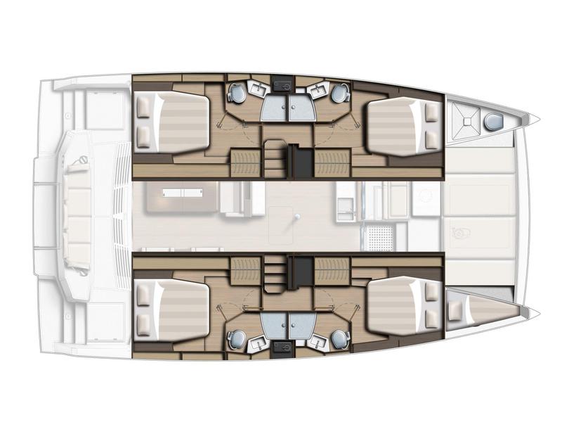 Book yachts online - catamaran - Bali 4.4 - KEEP CALM - rent