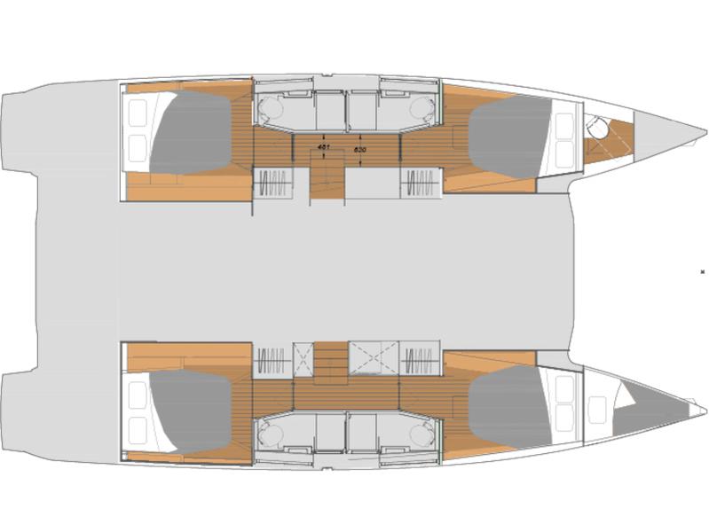 Book yachts online - catamaran - Elba 45 - no name - rent