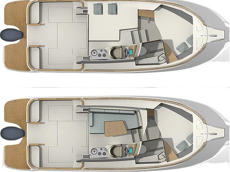 Book yachts online - motorboat - Leidi 800 - H8 - rent