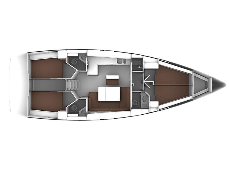 Book yachts online - sailboat - Bavaria Cruiser 46 - NEFELI - rent
