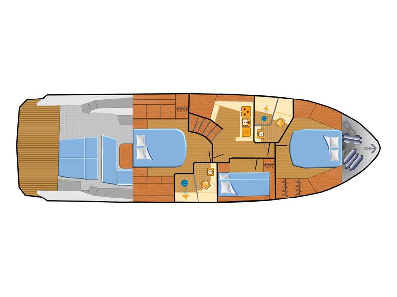 Book yachts online - motorboat - Beneteau GT 45 - Pandora - rent