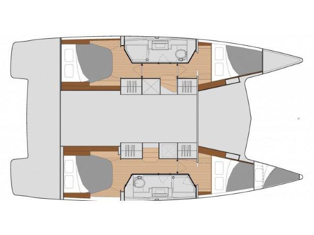 Book yachts online - catamaran - Isla 40 - Déjà vu - rent