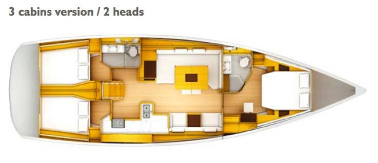 Book yachts online - sailboat - Sun Odyssey 519 - Seabourne - rent