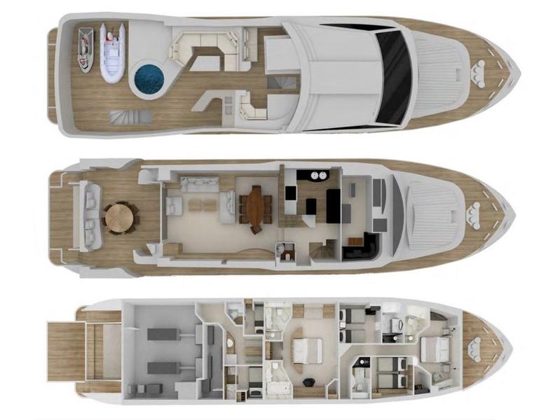 Book yachts online - motorboat - Ferretti 880 - Estia YI - rent