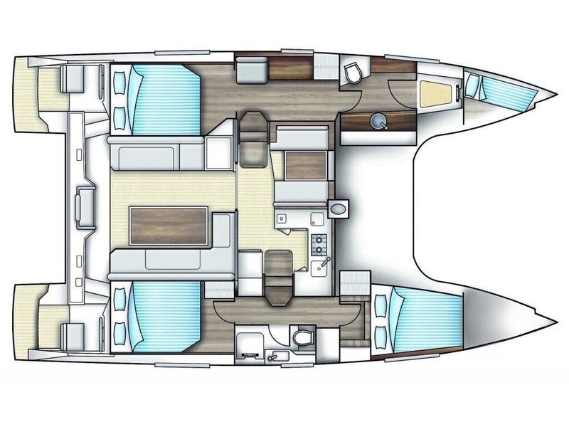 Book yachts online - catamaran - Nautitech 40 Open - &quot;No name&quot; - rent