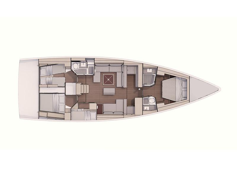 Book yachts online - sailboat - Dufour 530 GL - Vita - NEW 2021! - rent