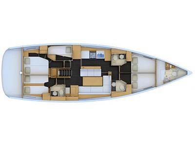 Book yachts online - sailboat - Jeanneau 54 - Il Sole - rent