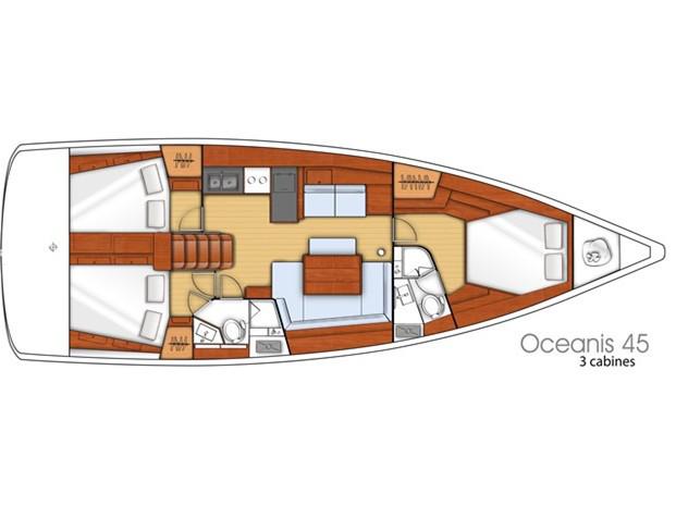 Book yachts online - sailboat - Oceanis 45 - Storm Dancer 1 - rent