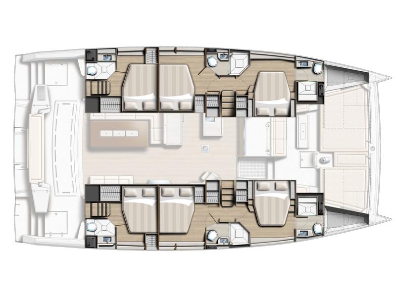 Book yachts online - catamaran - Bali 5.4. - KOS 54.CAT - rent