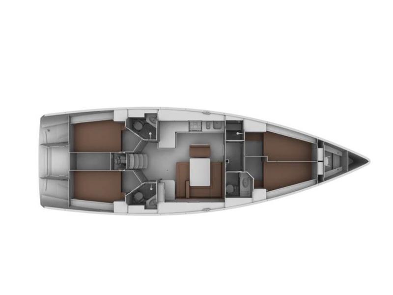 Book yachts online - sailboat - Bavaria 46 Cruiser - Iris - Comfort line - rent