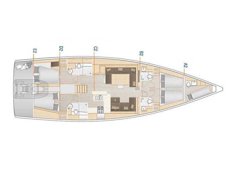 Book yachts online - sailboat - Hanse 588 - Medseatation - Skippered - rent