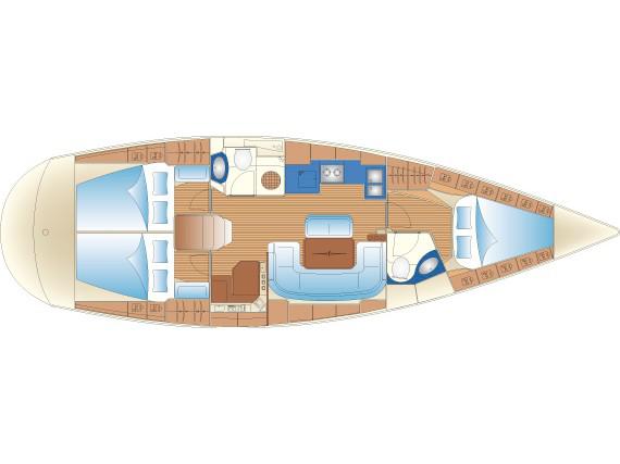 Book yachts online - sailboat - Bavaria 42 Cruiser - Irmak San - rent