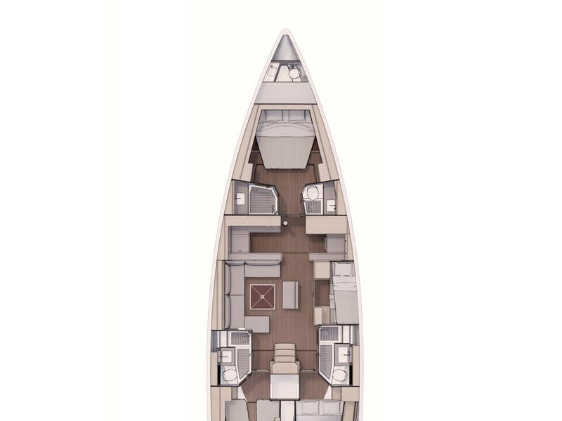 Book yachts online - sailboat - Dufour 530 - no name 4 cab - rent
