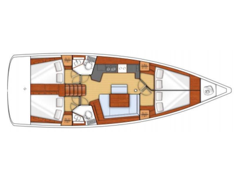 Book yachts online - sailboat - Oceanis 45 - Aleph - rent