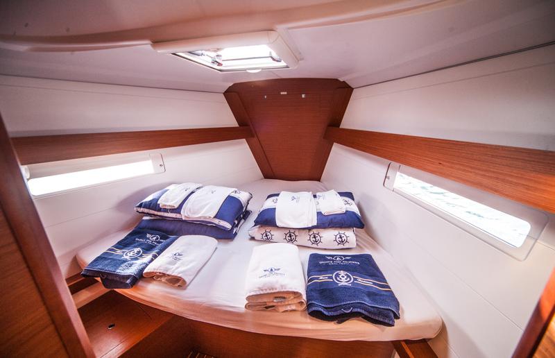 Book yachts online - sailboat - Dufour 412 Grand Large - Jasiequ (blue hull) - rent