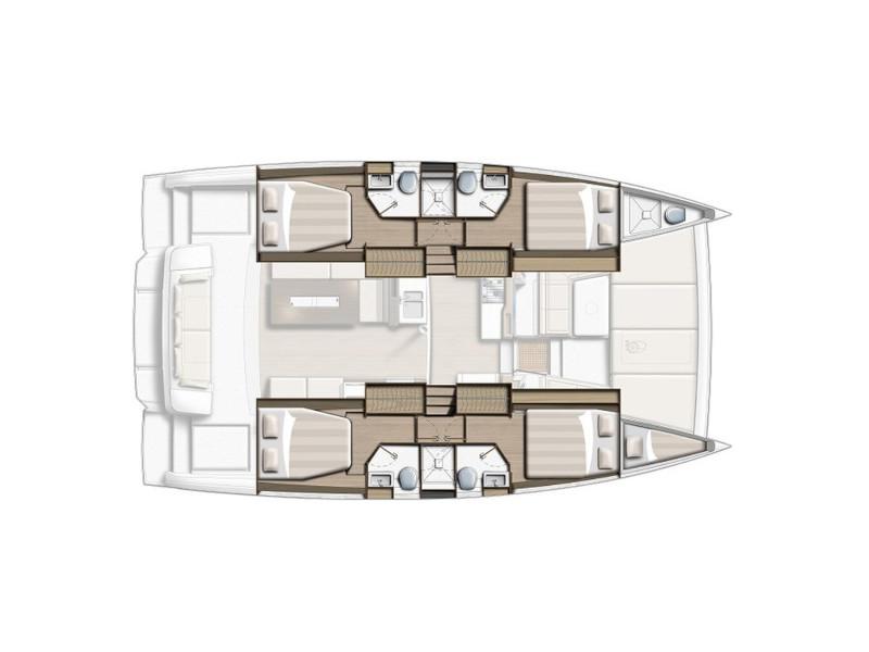 Book yachts online - catamaran - Bali 4.2 - Ediba Pisces - rent