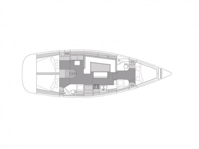 Book yachts online - sailboat - Elan Impression 45.1 OW - MOONLIGHT OW - AC and generator - rent