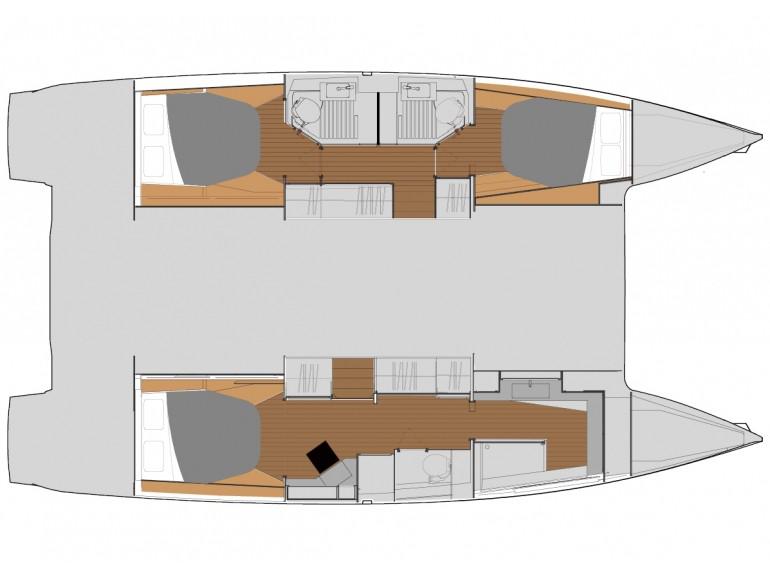 Book yachts online - catamaran - Astrea 42 - Dream Cat - rent
