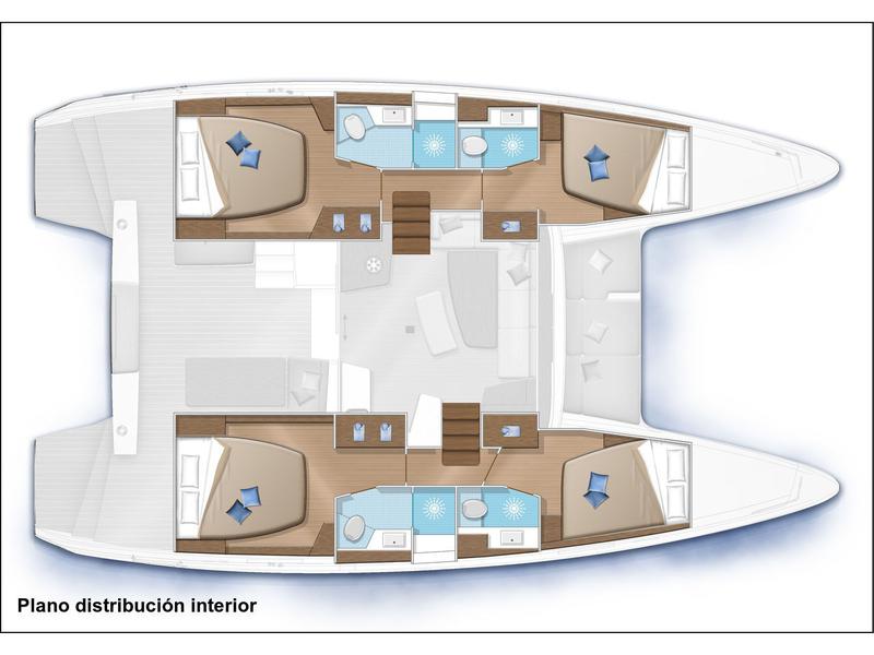 Book yachts online - catamaran - Lagoon 42 - Verne - rent