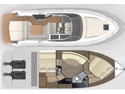 Book yachts online - motorboat - Focus Power 36 Hard Top - NEW - rent