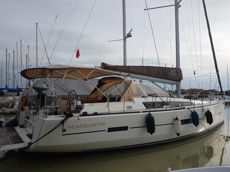 Book yachts online - sailboat - Dufour 512 Grand Large - Head Quarter - rent