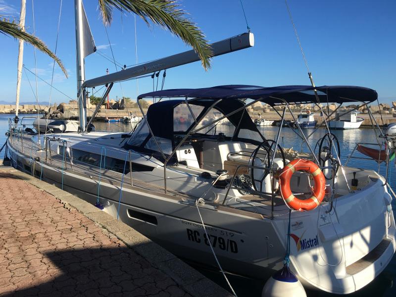 Book yachts online - sailboat - Sun Odyssey 519 - Mystral - Standard line - rent