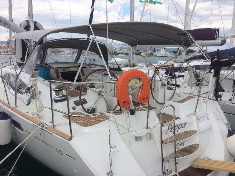 Book yachts online - sailboat - Jeanneau 53 - Peppa - rent