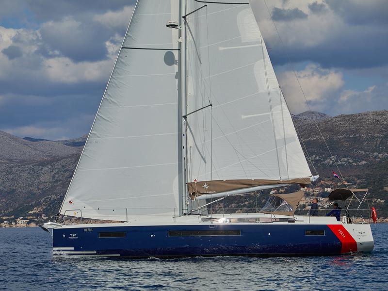 Book yachts online - sailboat - Sun Odyssey 490 - FREKI (NEW MODEL, BLUE HULL, AC+GEN.) - rent