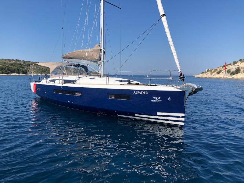 Book yachts online - sailboat - Sun Odyssey 490 - ALFADER (NEW MODEL, BLUE HULL, AC+GEN.) - rent