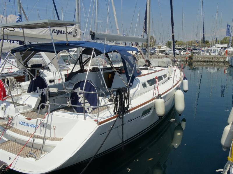 Book yachts online - sailboat - Sun Odyssey 42i - Aegean Spirit - rent