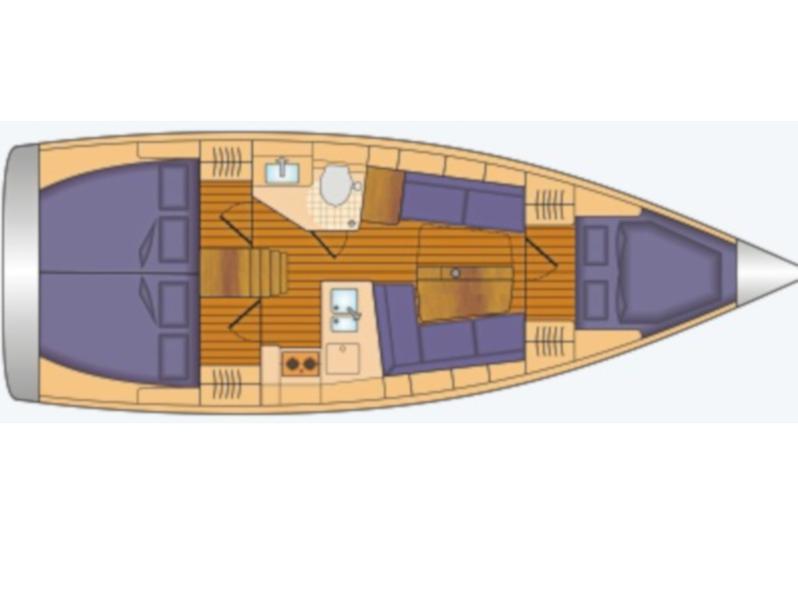 Book yachts online - sailboat - Hanse 348 - Käthe - rent