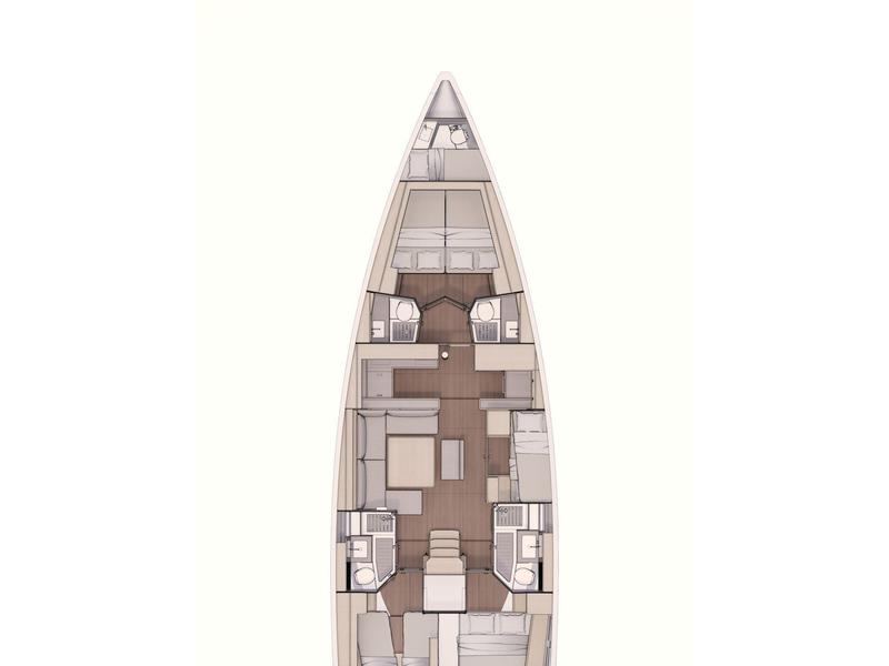 Book yachts online - sailboat - Dufour 530 - Princess Leia - rent