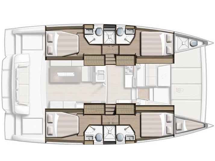 Book yachts online - catamaran - Bali 4.2 - Ferdi - A/C, Generator, Water maker - rent