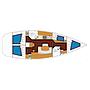 Book yachts online - sailboat - Cyclades 43.4 - Kate I - rent