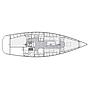 Book yachts online - sailboat - Bavaria 34 Cruiser - Eos - rent