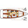 Book yachts online - sailboat - Oceanis 45 (4 cabs) - Slide - rent