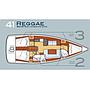 Book yachts online - sailboat - Oceanis 41 - Reggae - rent