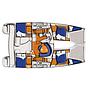 Book yachts online - catamaran - Leopard 43 - Sail Capella - rent